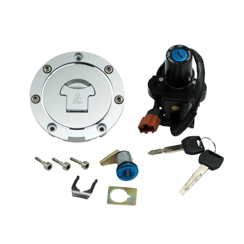 

Для Honda CBR600 F2 CBR900RR CBR919RR NSR250 MC18 MC21 CBR250 MC19 MC2 CBR400 VFR400 замок замка с 2 ключами