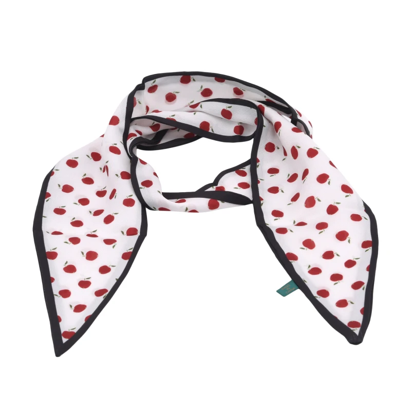 

Vintage Women Silk Scarf Print Female Skinny Hair Neck Scarves Lady's Bag Tie Ribbons Headband New Summer Accessories