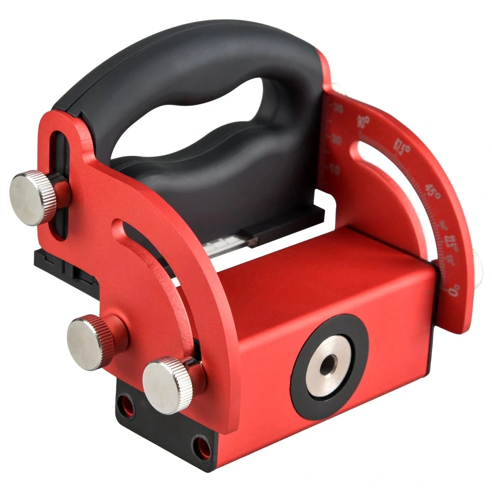 

Aluminum Alloy Woodworking Pocket Hole Jig Oblique Hole Locator Punch locator Wood Board Splicing Installation Tool Center Line