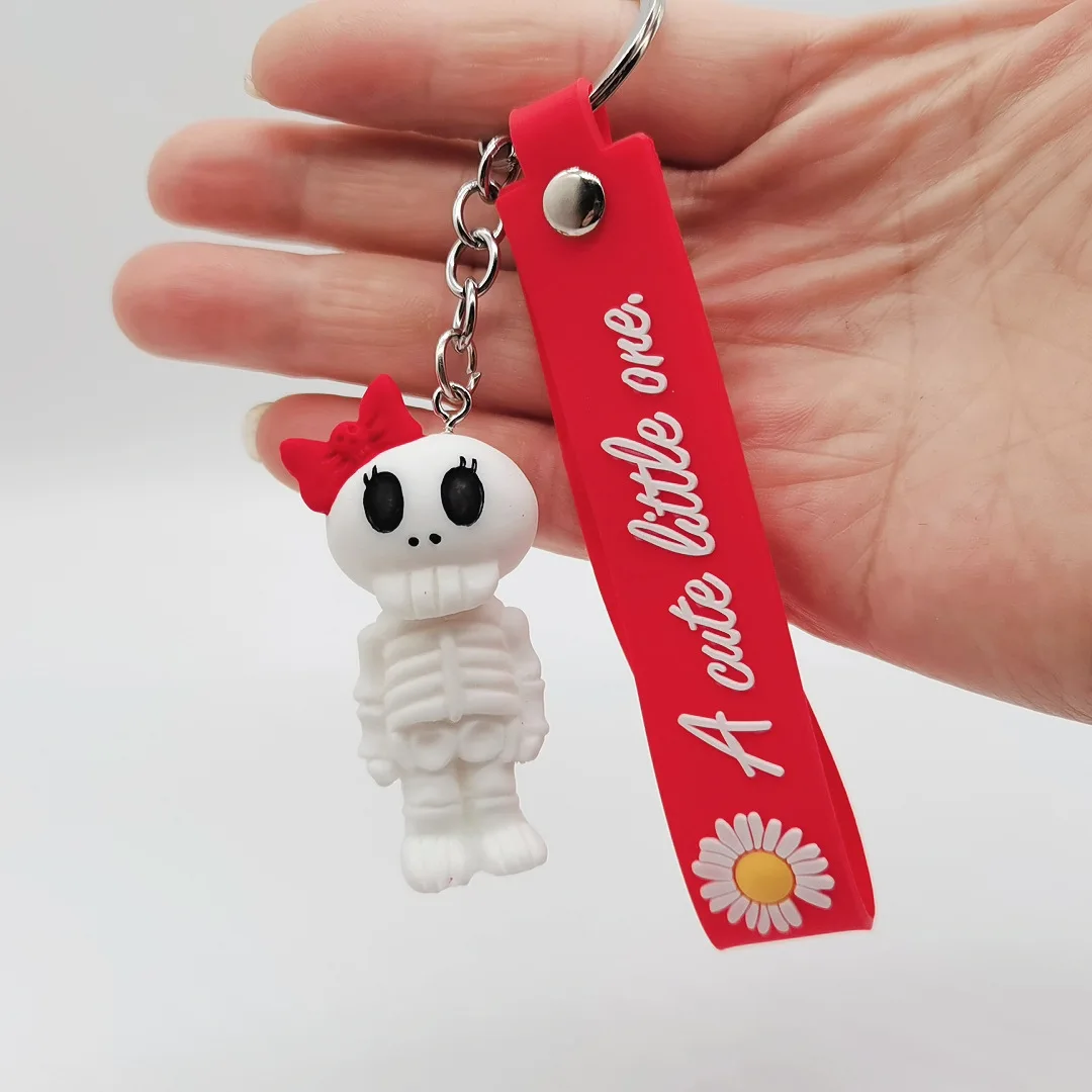 

Creative Personality Skull Keychain Men's Car Key ring Woman Bag Creative Key chain Pendant Creative Gift Souvenir