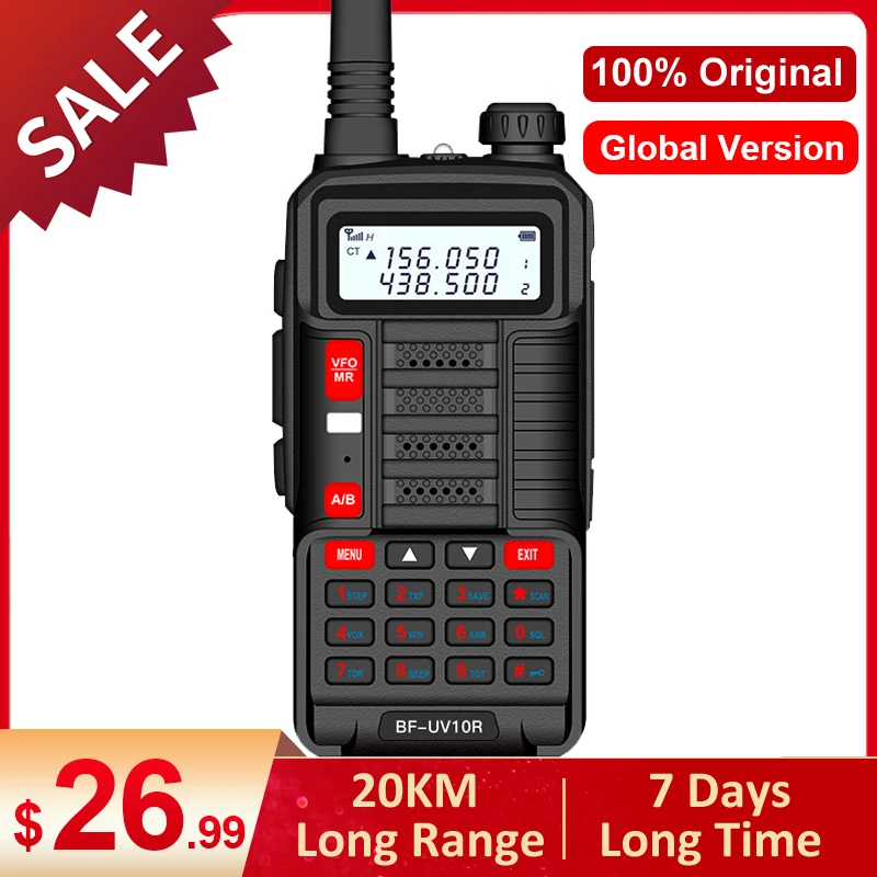 Baofeng UV 10R Professional Walkie Talkies 10W Dual Band 2 way CB Ham Radio hf Transceiver VHF UHF BF UV-10R New