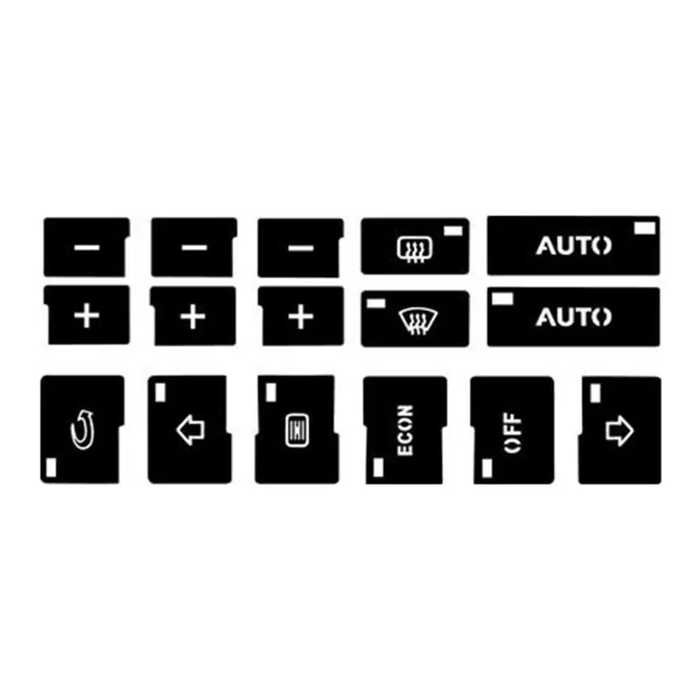 

19Pcs/Set Car AC Dash Button Stickers Repair Kit Auto Interior Decor for Buick Enclave Chevrolet Avalanche Silverado GMC Sierra