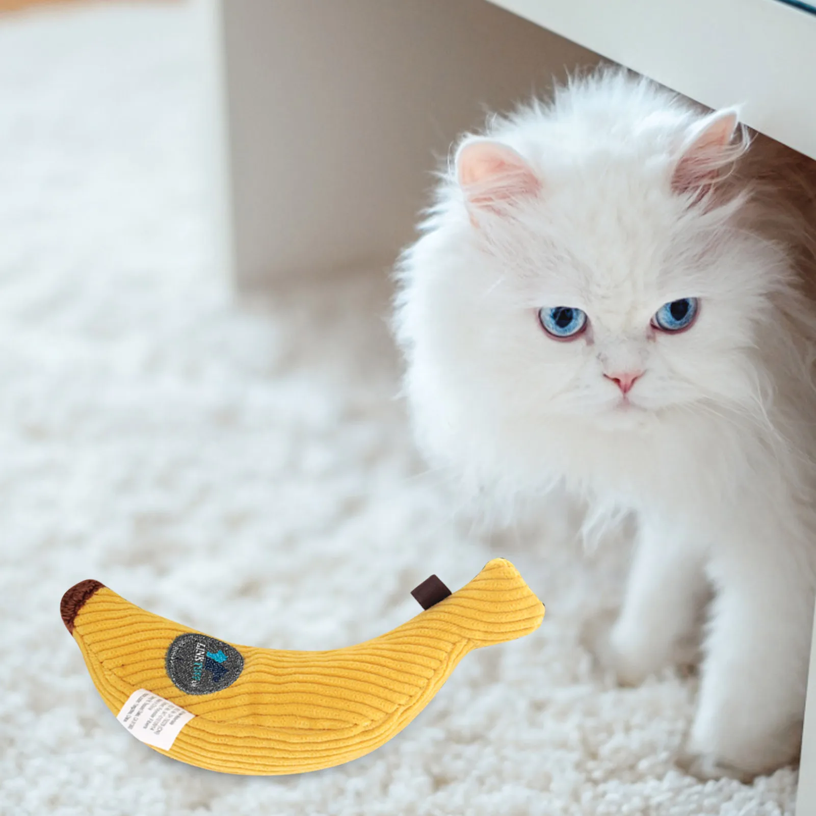 Кошачьи игрушки плюшевые фрукты Форма жевательная игрушка когти с накатанной