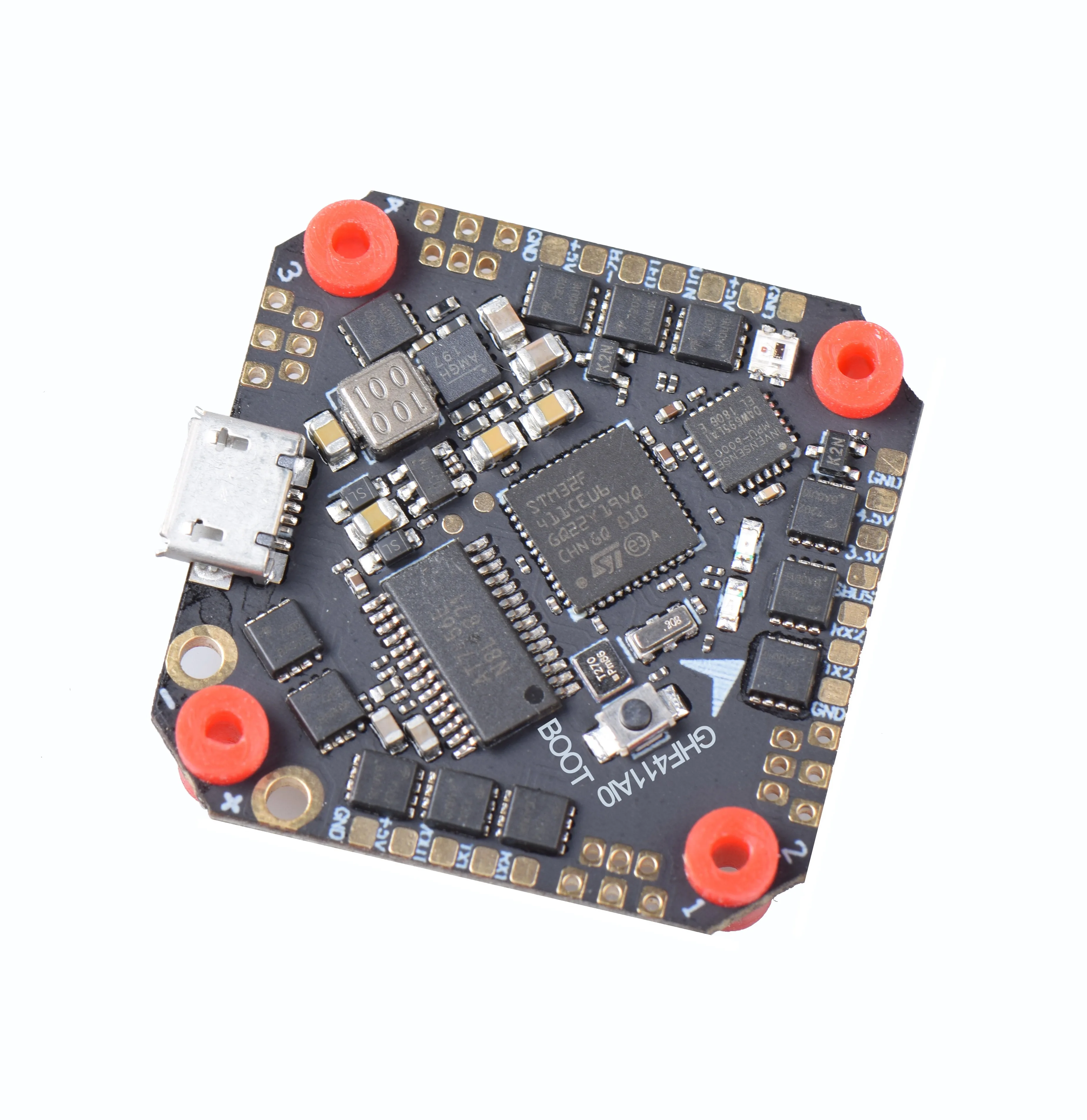 

Mitoot GHF411AIO F4 Flight Controller AIO Betaflight OSD 2-4S BLHELI_S 20A / 30A ESC Brushless for 3-5 Mini RC Drone Quadcopter