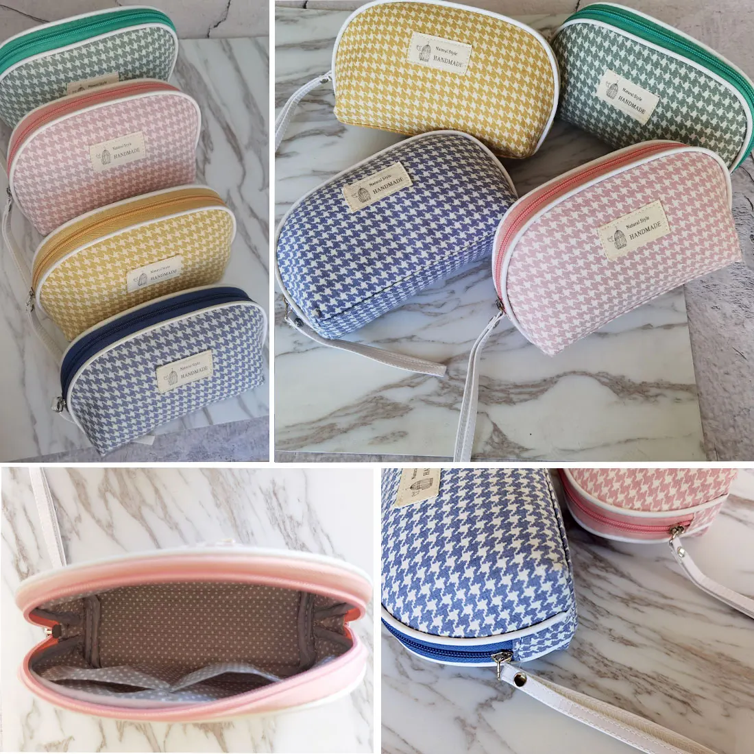 Miyaho Применение Цветочный принт Макияж сумка женская косметическая парусина леди