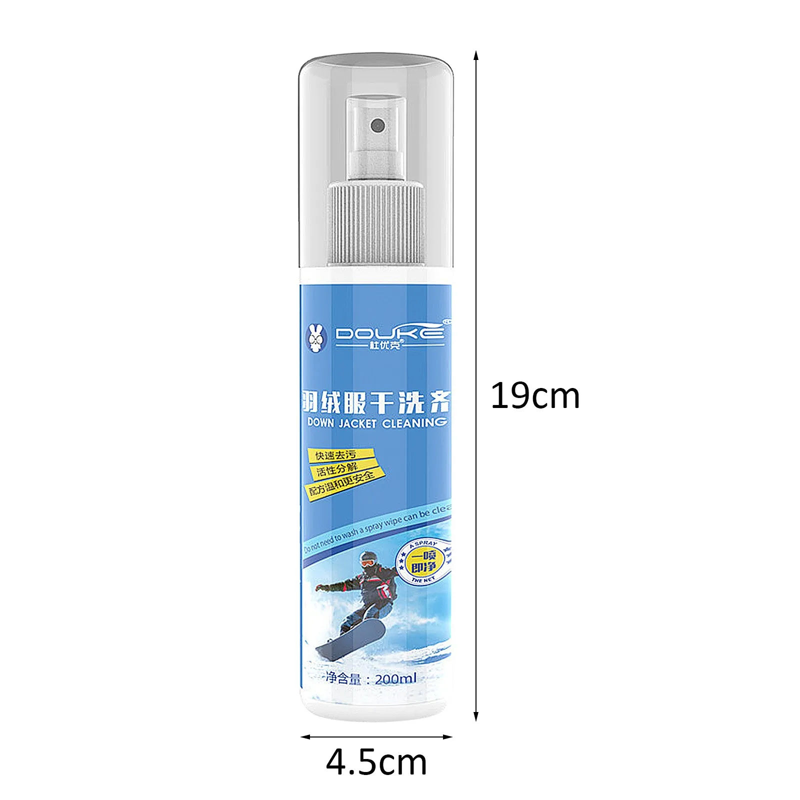 200ML Foam Cleaner Clothing Cleaning Down Jacket Dry Carpet Curtain Mattress Agent Free Washing Cleaners | Дом и сад