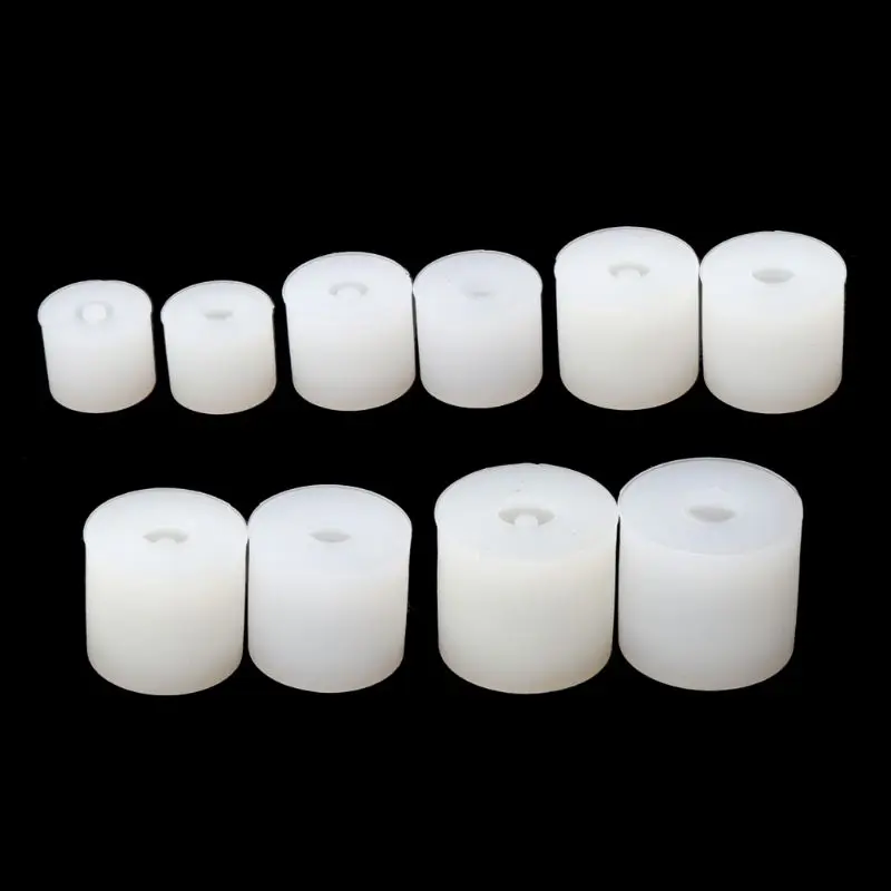 

20 шт., силиконовые круглые Квадратные бусины «сделай сам»