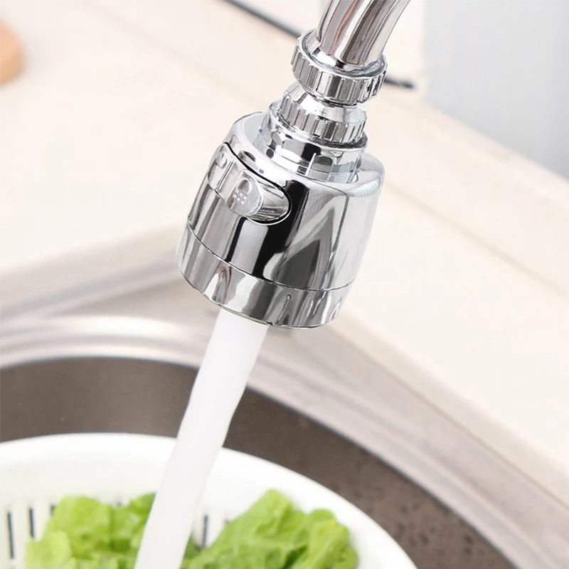 

1pc Household Water Faucet Filter Extender Rotating Anti-splash Water Tap Booster Shower DSS899