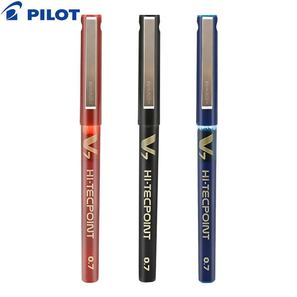 

12 Pcs/Lot PILOT BX-V7 Wholesale Water-based Pen 0.7mm Stationery Writing Supplies Office & School Supplies Gel Signed Pens
