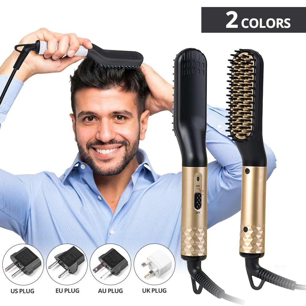 Расческа для выпрямления волос многофункциональная расческа щетка бороды