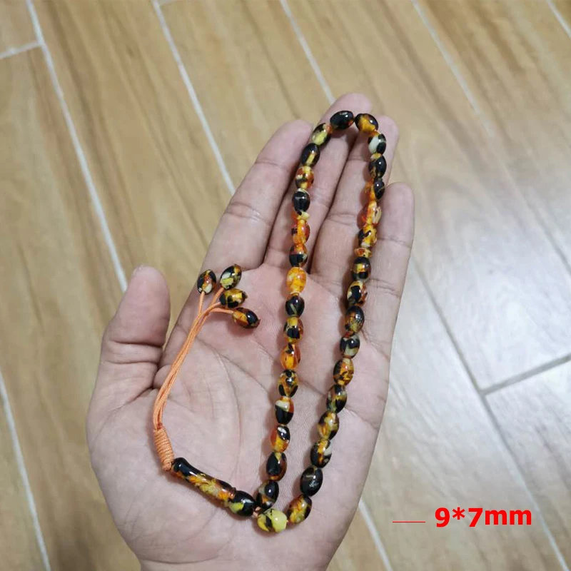 Смола Tasbih (с запахом) 33 бусины мусульманский Розарий исламский мужской браслет