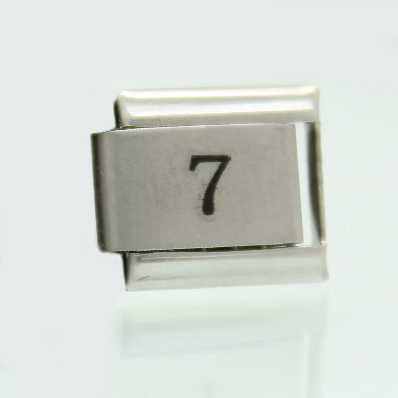 Композитный Классический 9 мм модульный номер 7 итальянские звенья очарование