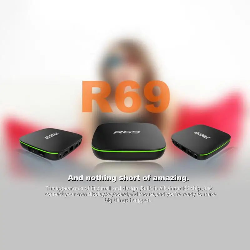 

Приставка Смарт-ТВ R69 на Android 10,0, 2 + 16 ГБ, 4K, 2,4 ГГц, Wi-Fi