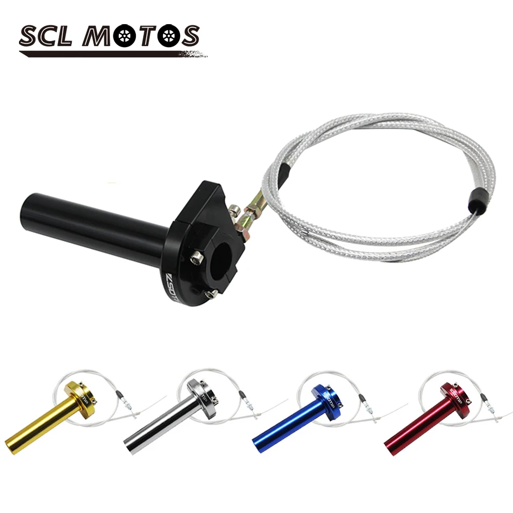 SCL MOTOS 22 мм 7/8 &quotалюминиевый мотоцикл поворотный захват дросселя ручка газовая с