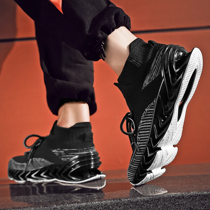 2019 Hot Hollow Sole Non-slip Bottom Net Surface Comfortable adult Jogging Shoes Breathable Cushioning Outdoor Running Sneakers | Обувь