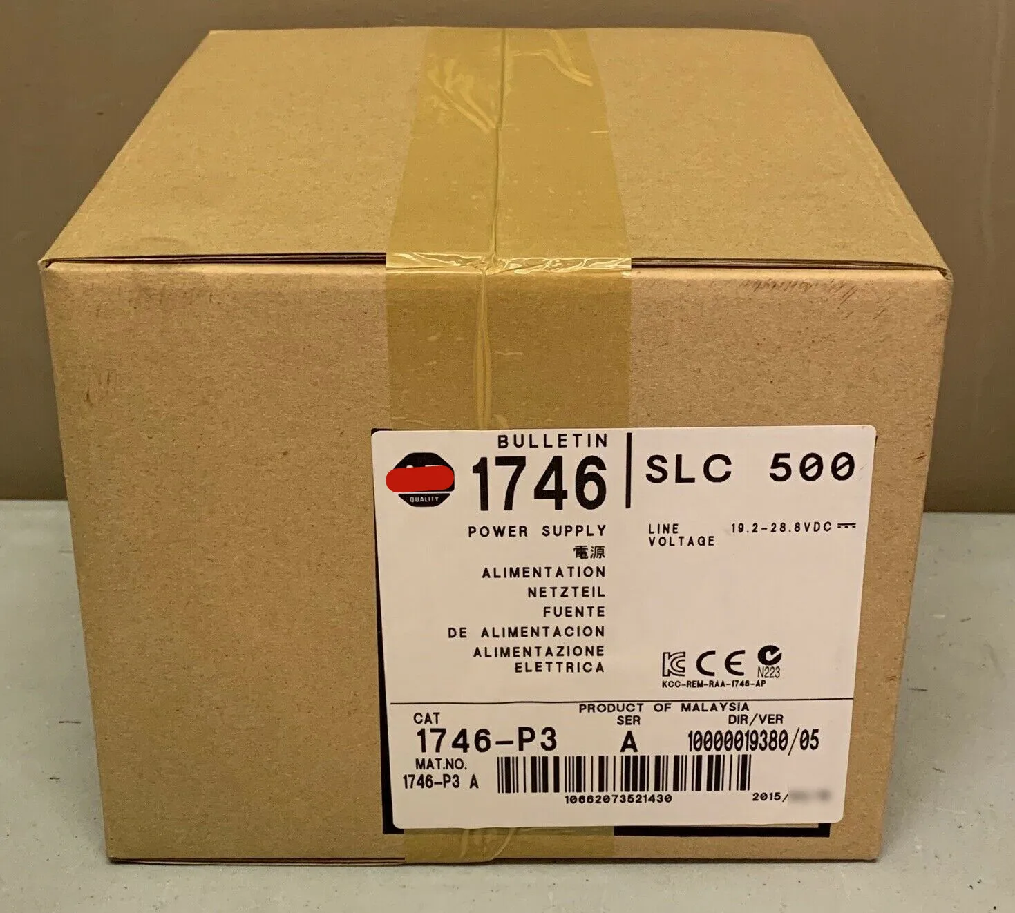 

New 1746-P3 power module PLC processor controller 1746P3