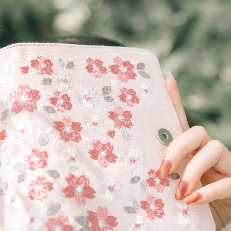 Kinbor Sakura наборы блокнотов Ретро Вышивка A6 календарь расписание книга ежедневник