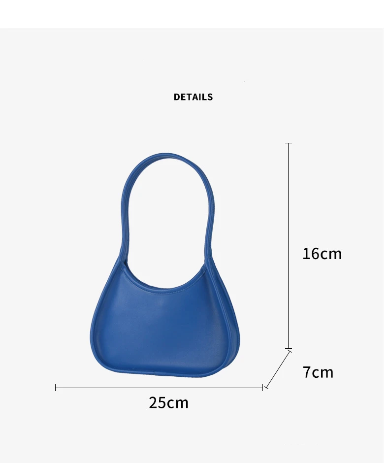 

Genuine Leather Baguette Bag Vintage Women'sFashionShoulder Bag Hobo Purses and Handbags Luxury Designer