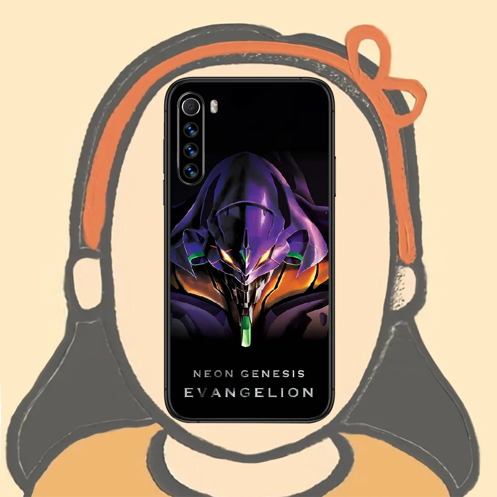 

Genesis Evangelion NGE EVA Phone Case For Xiaomi Redmi Note 7 8 8T 9 9S 4X 7 7A 9A K30 Pro Ultra black Cover Fashion Prime