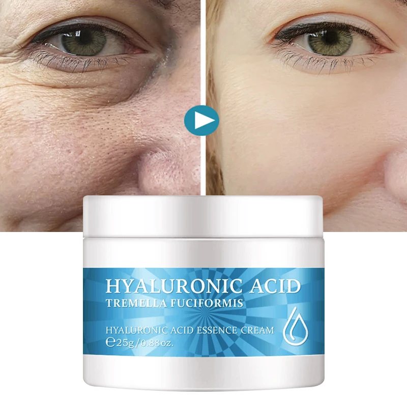 

LAIKOU Hyaluronic Acid Moisturizing Face Cream Fade Dark Spots Pores Shrink Essence Whitening Brighten Repair Dryness Skin Care