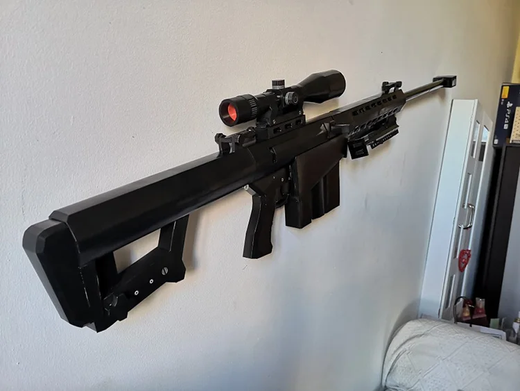 Новинка скелед Барретт M82A1 12,7 мм снайперская винтовка 3D бумажная модель Косплей оружие дети взрослые оружие Бумажные модели пистолет игрушки