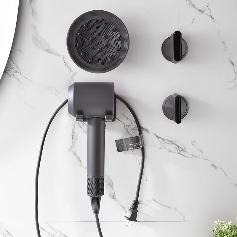 Производители Dyson фен кронштейн дыропробивной фен для волос сушилка для волос в ванной крючки для стены стеллаж для хранения
