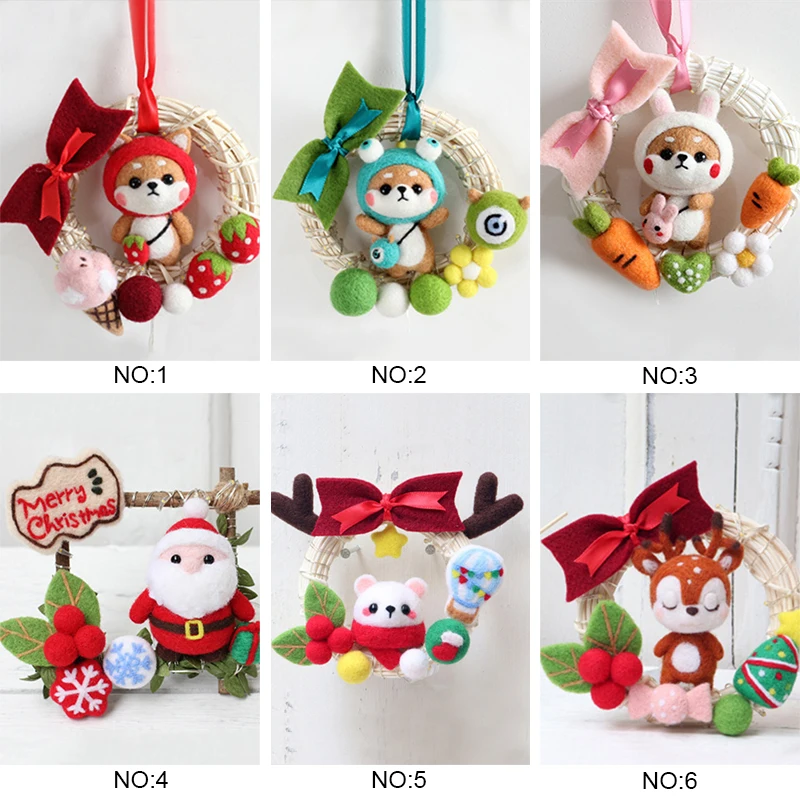 MIUSIE Мода для женщин и девочек шерстяная игрушка валения кукла ручной работы