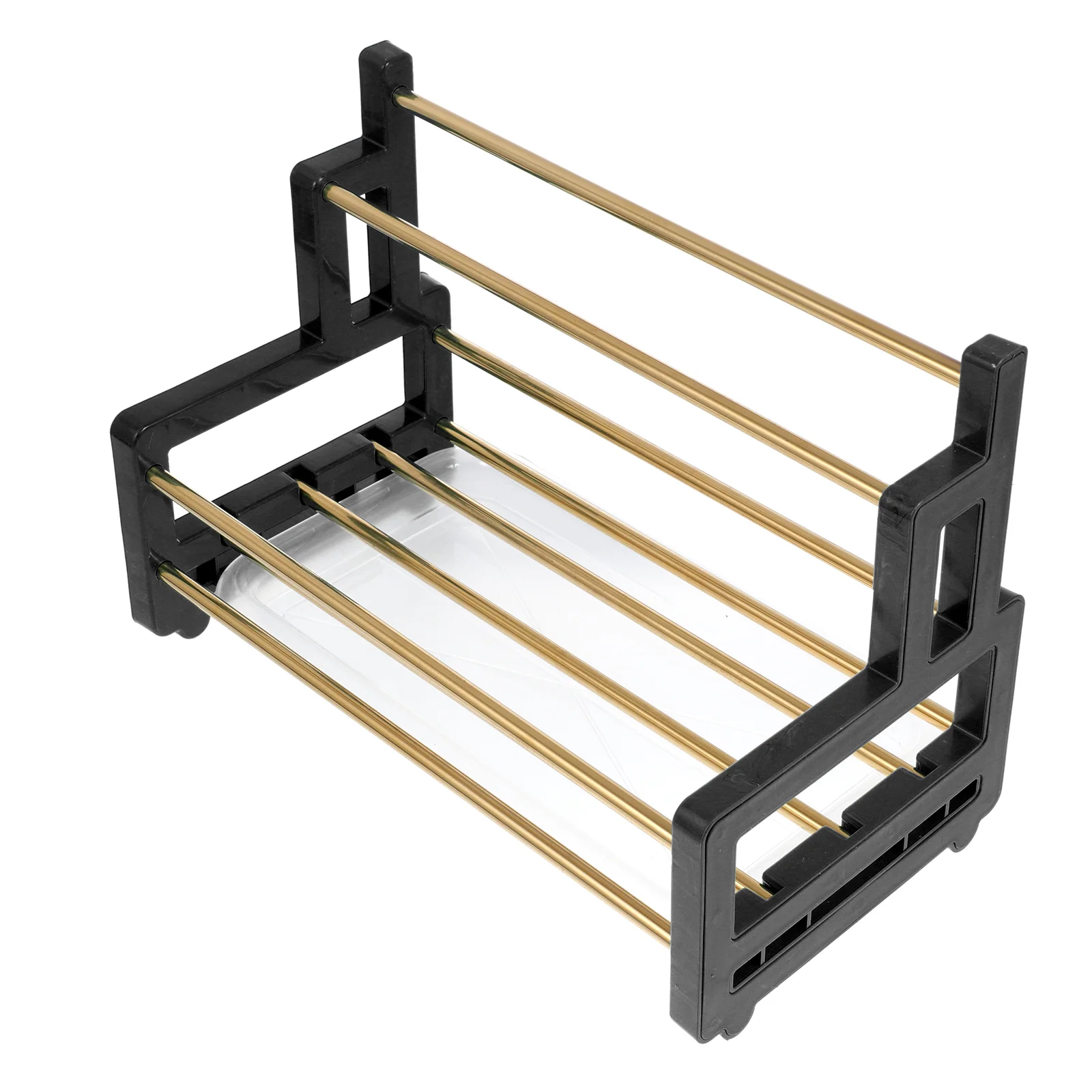 

1 шт. Двухуровневая сушилка для хранения, кухонная полка для хранения, держатель для губки