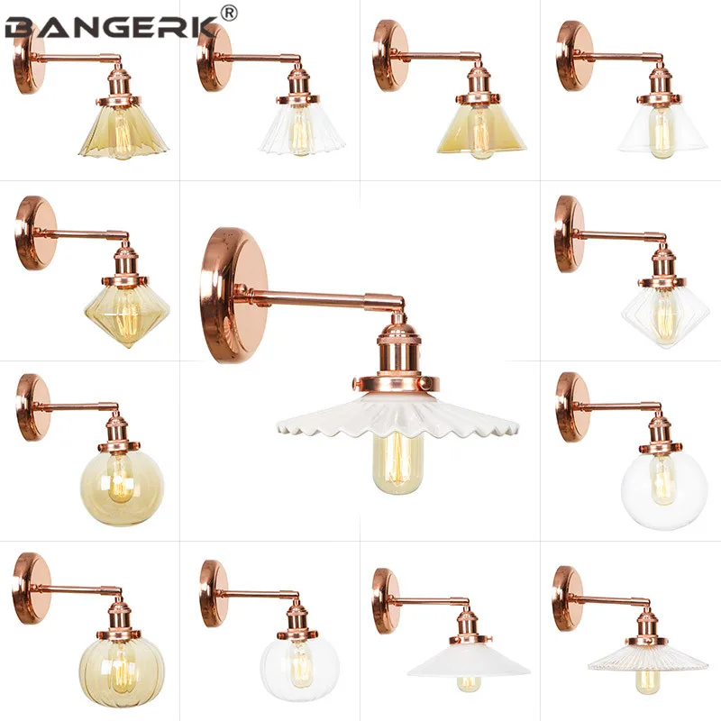 Скандинавский дизайн настенный светильник светодиодный Эдисон Лофт Декор бра