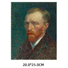 Нашивки на одежду Van Gogh, термоклейкие нашивки для печати одежды, яркие нашивки на куртках, футболках, плавкие нашивки