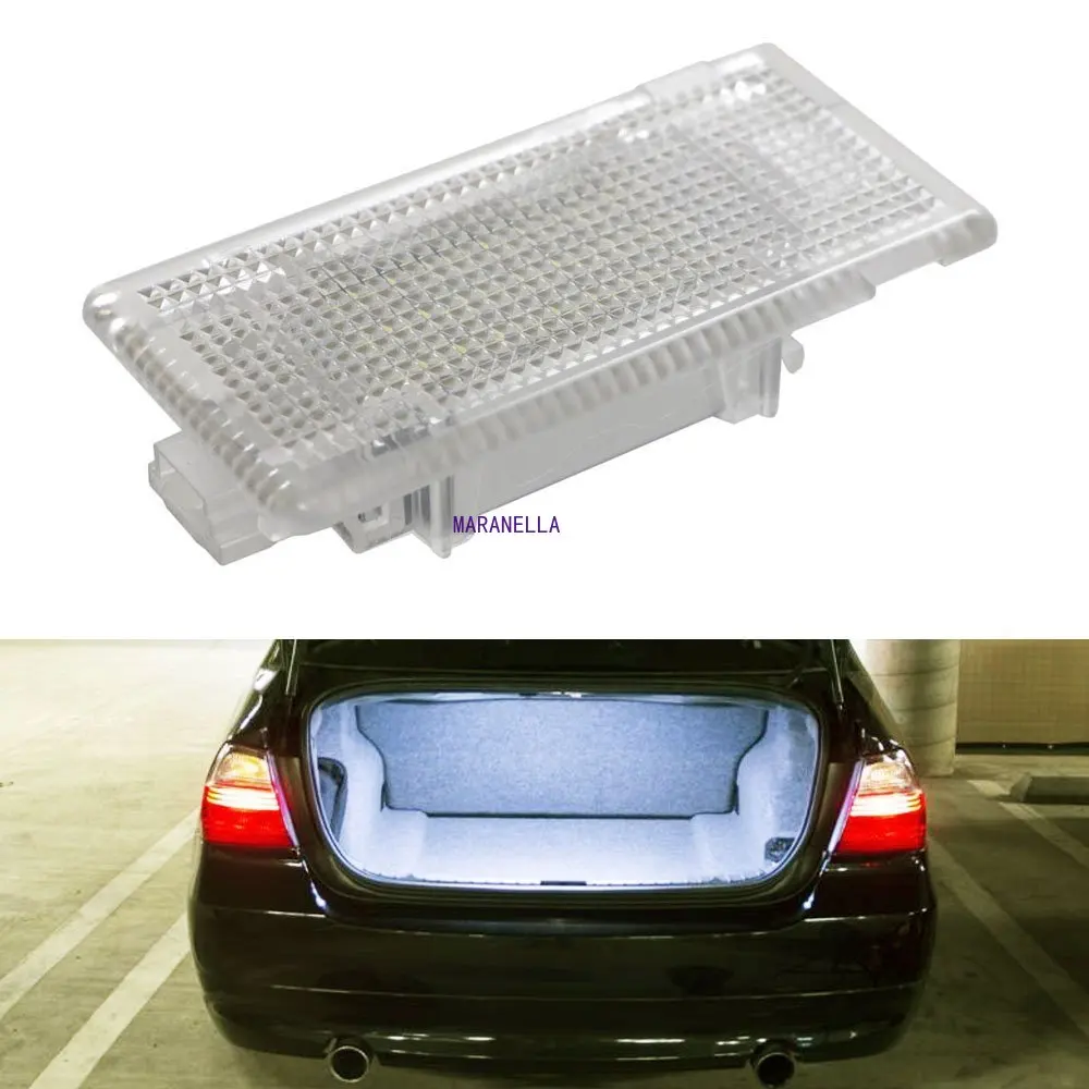 

2Pcs 18SMD Led Footwell Luggage Trunk Interior Light Glove Box Lamp No Error for BMW X5 E46 E39 E84 E91 E92 E53 F10 F01 F02