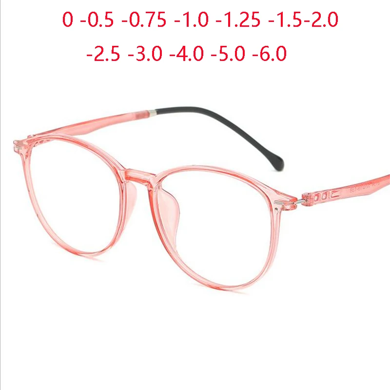 Очки для близорукости унисекс овальные очки от 0 5 до 75 в ретро стиле с диоптриями 1