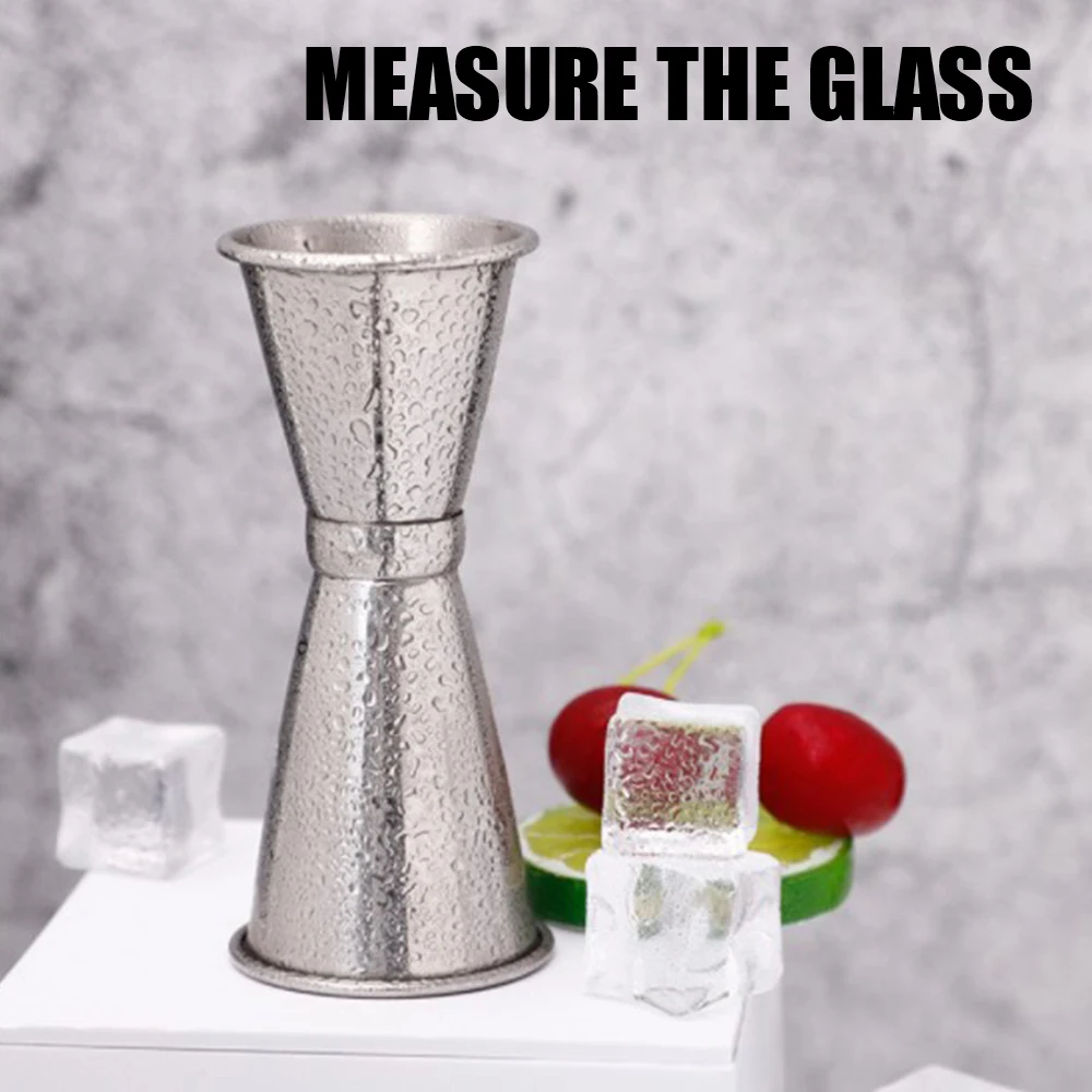

30/65ml Double Measuring Cup Cocktail Jigger Stainless Steel Measuring Wine Drink Spirit Measure Cups Kitchen Gadget Sets