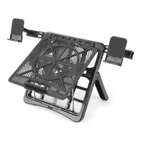 adjustable laptop computer stand with built in foldable phone holders multi angle notebook riser laptop parts accessories