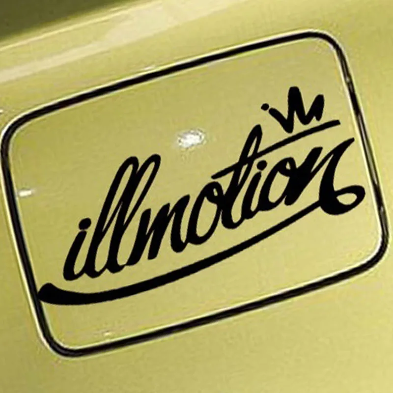 8 цветов художественная наклейка с буквами евро гонки Illest автомобильная для дома