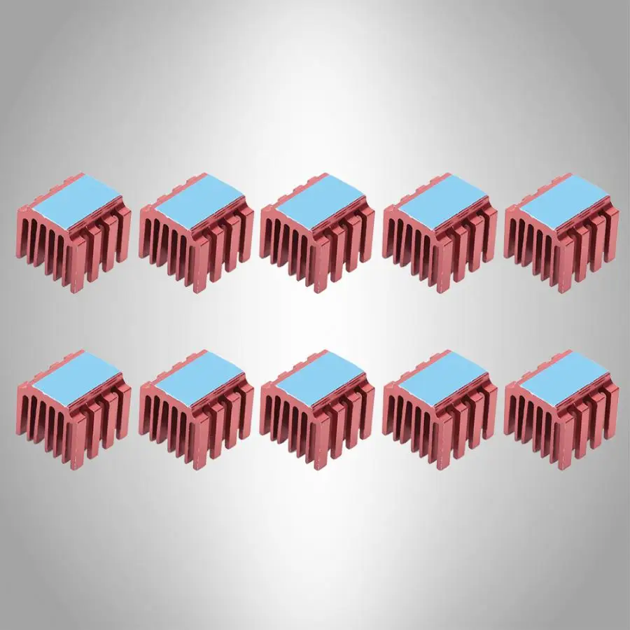 Запчасти для 3D-принтера радиатор TMC2100/TMC2208 медный Драйвер шагового двигателя