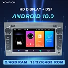 2 Din Android 10 автомобильный без DVD-плеера для Opel Vectra C Zafira B Corsa D C Astra H G JMeriva Vivaro мультимедийный GPS-навигатор радио