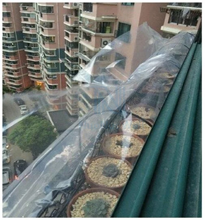 Thicken 0.08mm 1m Width PE Plastic Rainproof Mulch Garden Greenhouse Film Succulent Plants Cover Transparent Thermal Membrane