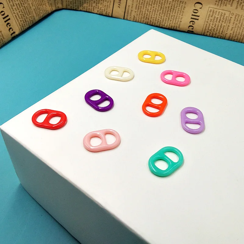 100 шт. 14 мм * 21 diy акриловые бусины с двумя отверстиями Подвеска для сережек