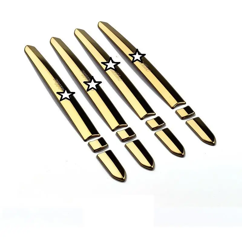 Автомобильная автомобильная хромированная декоративная ручка двери внешняя