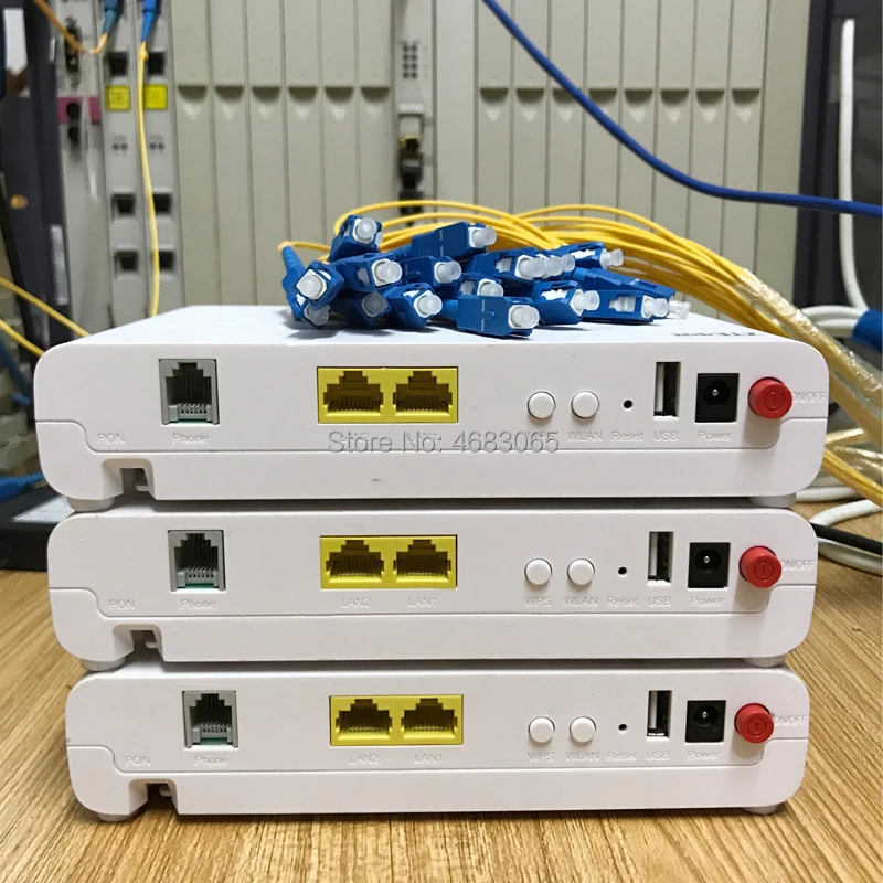 Оригинальный Новый GPON ONU ONT ZTE F612W 1GE + 1FE 1TEL Wifi английская прошивка ZXHN маршрутизатор