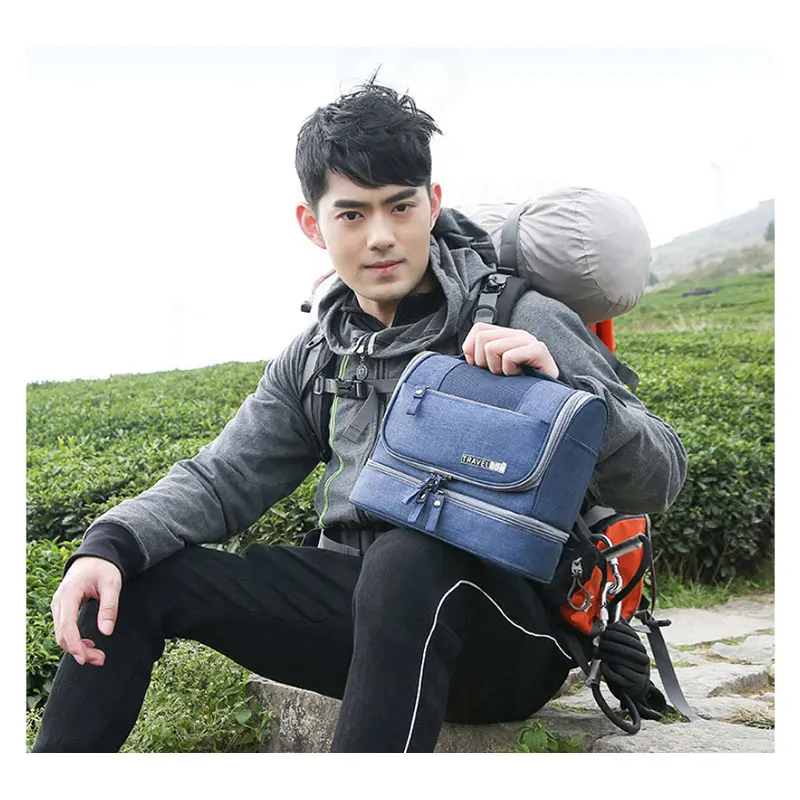 Водонепроницаемые дорожные косметички Оксфорд для мужчин и женщин портативная