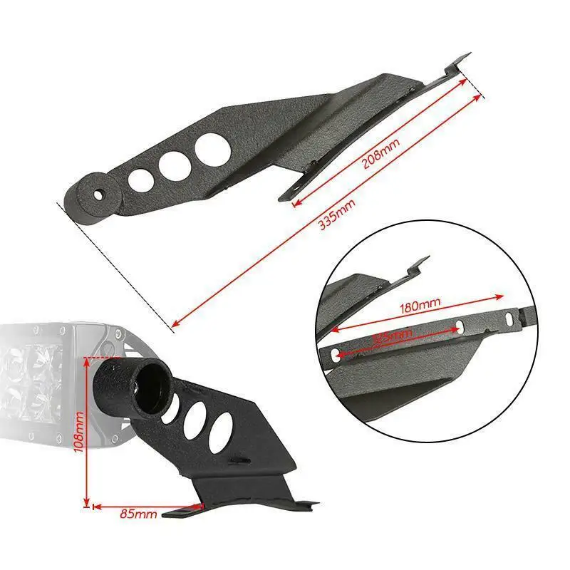 

50 Inch Roof Straight LED Light Bar Mounting Brackets Holder for Toyota Tacoma 2005-2015