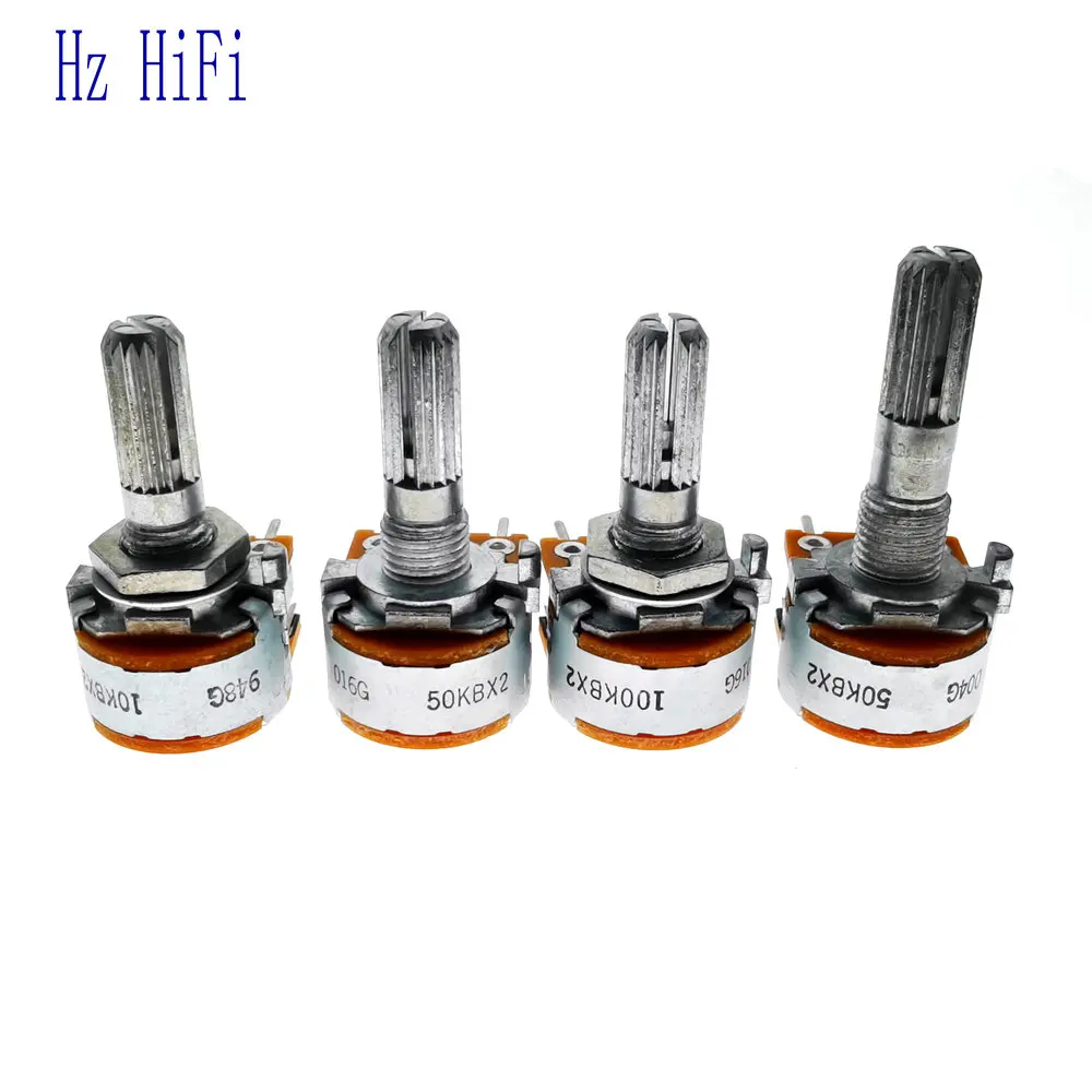 Новинка & Оригинал Япония ALPS RK16 10K 50K 100K 10KBX2 50KBX2 100KBX2 потенциометр Hi Fi аудио