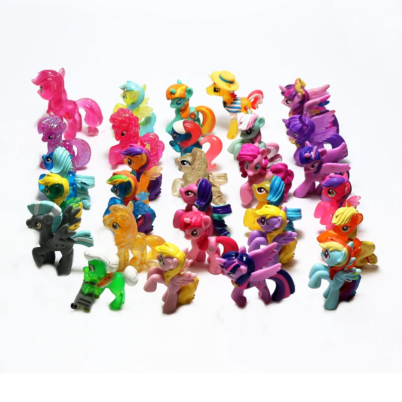 Оригинальная королевская тиара 15 шт. животные блестящие пони кристаллы Редкая