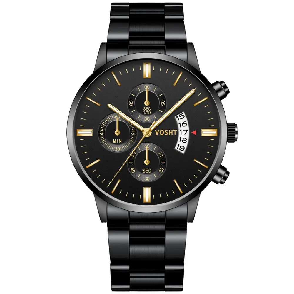 

Luxury Men Watches Luxury Brand Auto Date Male Clock Quartz Wrist Watch Men Gold Sport Military Wristwatch relogio masculino