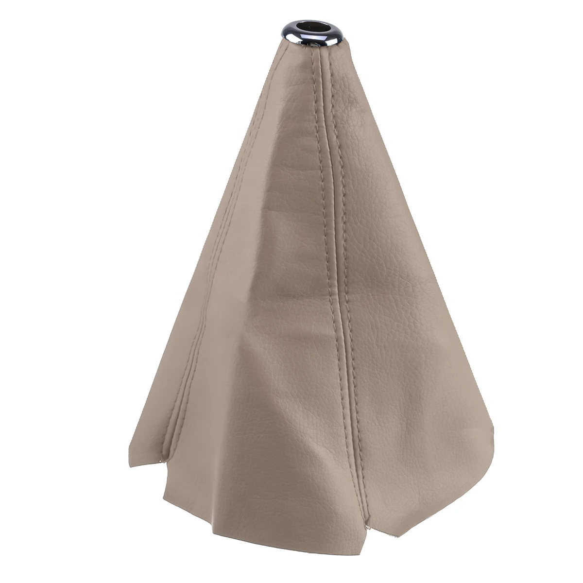 PU Leather Beige Универсальный из искусственной кожи/фланелевые воротники переключения передач автомобиля Hyper тканевая рукоятка для рычага переключения передач - Название цвета: PU Leather Beige