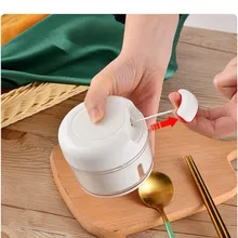 Grinder Chopper Pull String Food Chopper High Speed Vegetable Twist Shredder Manual Meat  Garlic Cutter Kitchen Gadget