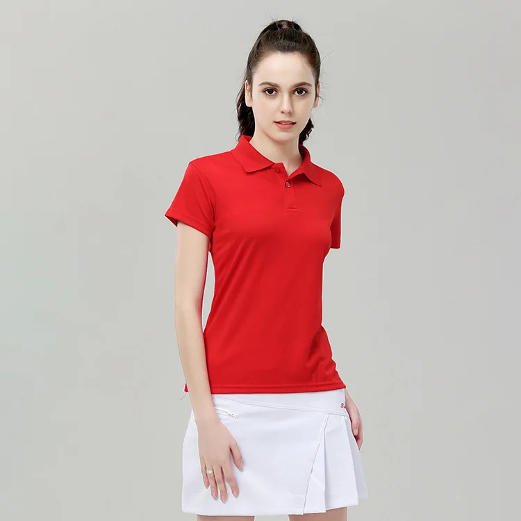 Женская футболка для гольфа с коротким рукавом Спортивная быстросохнущая тонкая
