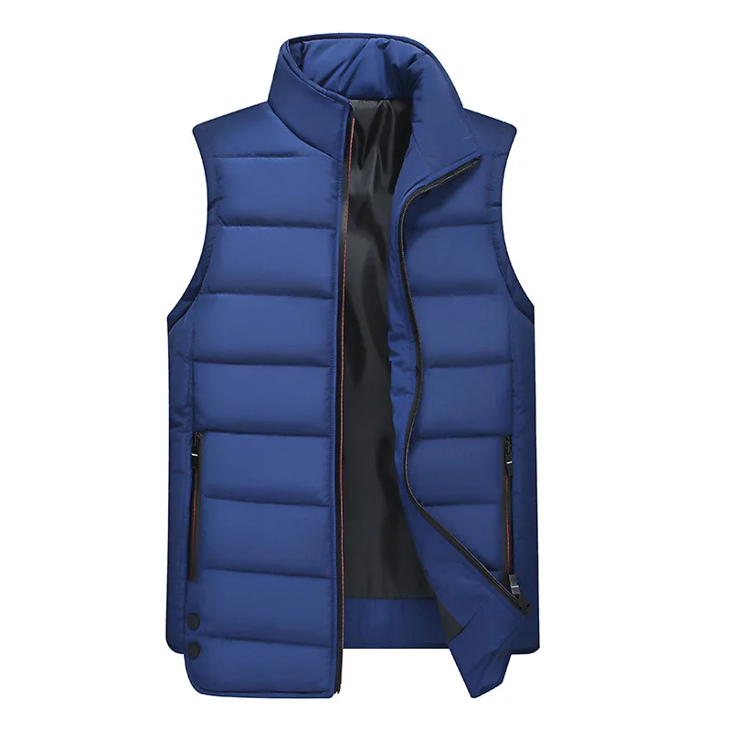 Новинка мужской повседневный жилет разноцветный флисовый на молнии с воротником